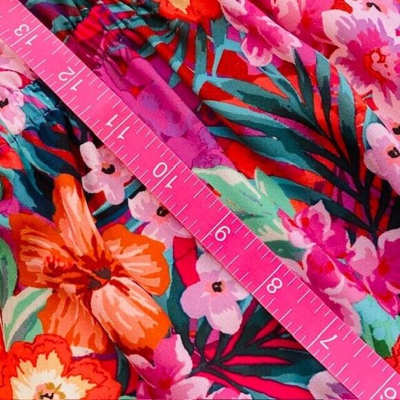 Show Me Your Mumu $148 Womens Small Multi Floral Print Rosarita Strapless Romper - Picture 12 of 15